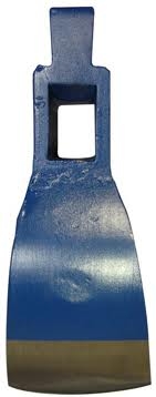 Straight Adze by Two Cherries w/ Handle & 3" x 9" head - Blue